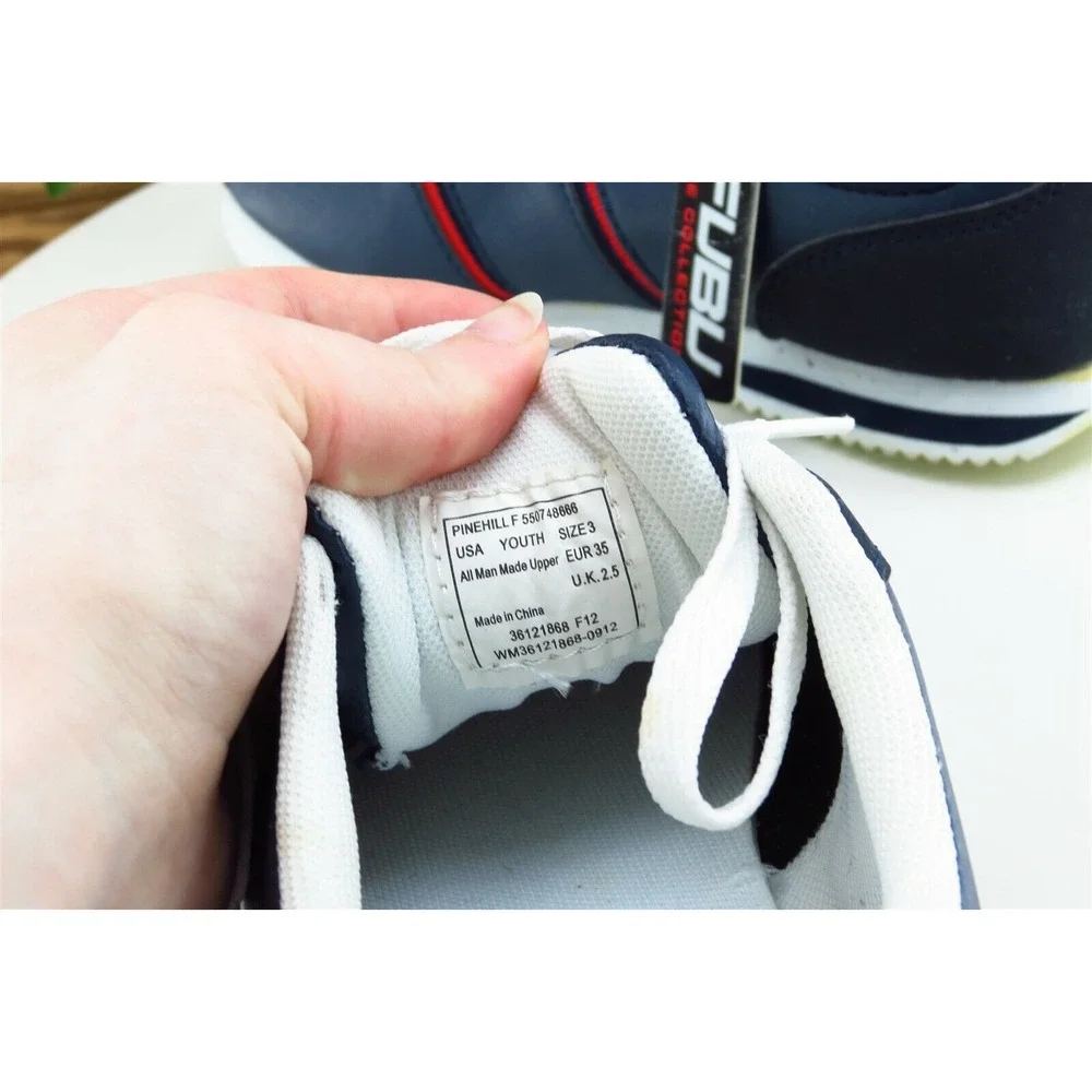 FUBU Youth Boys Shoes Sz‎ 3 M Blue Synthetic Running